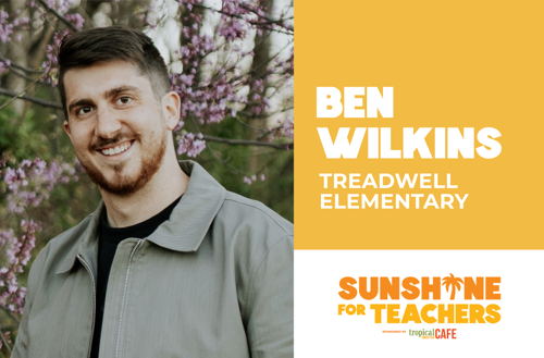Tropical Smoothie Cafe has announced Ben Wilkins at Treadwell Elementary School as a finalist in the Sunshine for Teachers contest. They were selected from thousands of consumer nominations and parents, teachers, families and the community can now vote for them until midnight ET on May 9, 2025 at www.SunshineforTeachers.com. One Grand Prize winner receives a $10,000 summer getaway and free smoothies for a year, and their school wins $1,000 and a schoolwide smoothie party. 