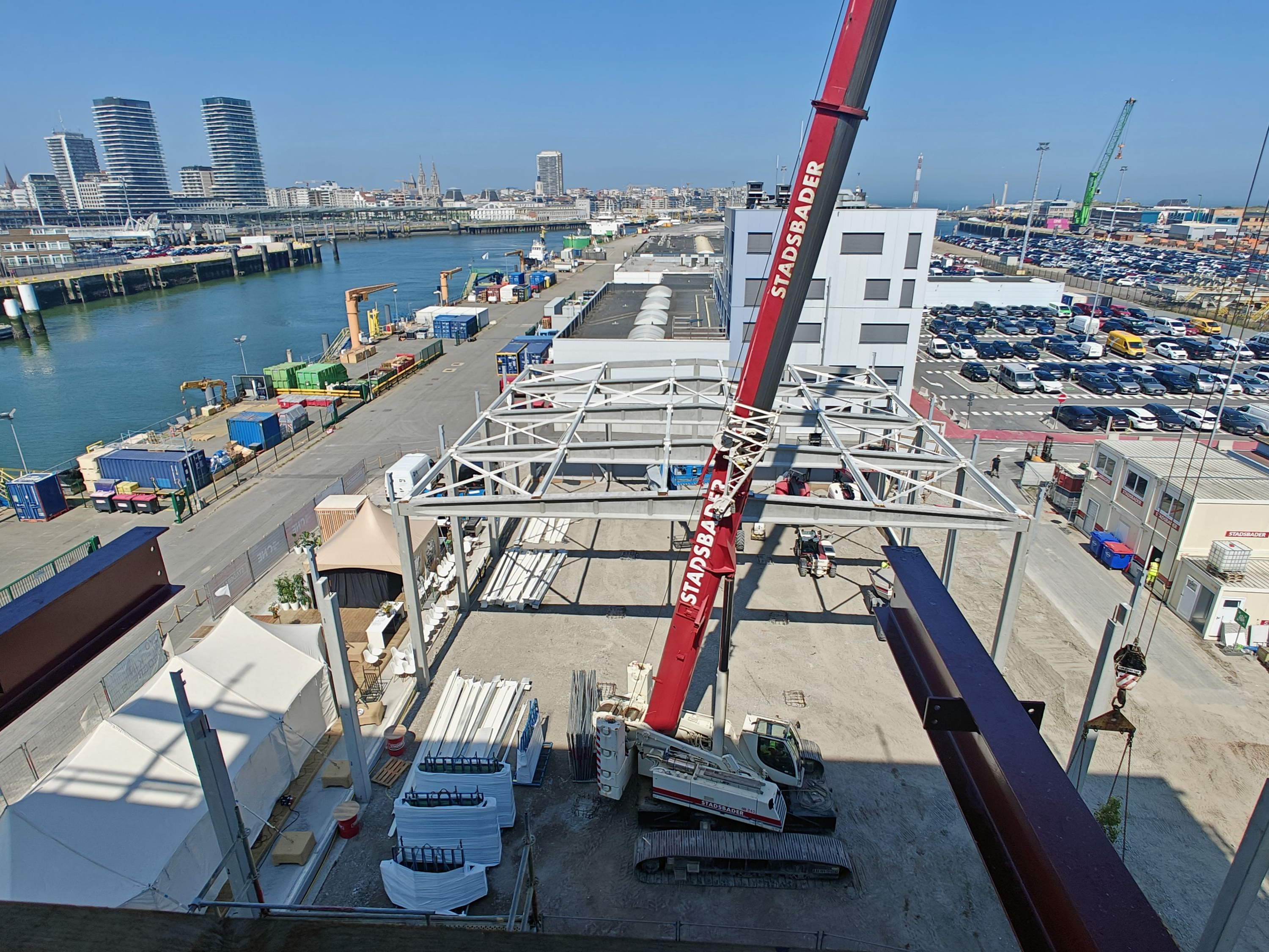 Elia Offshore Service Center is gradually taking shape in the port of Ostend