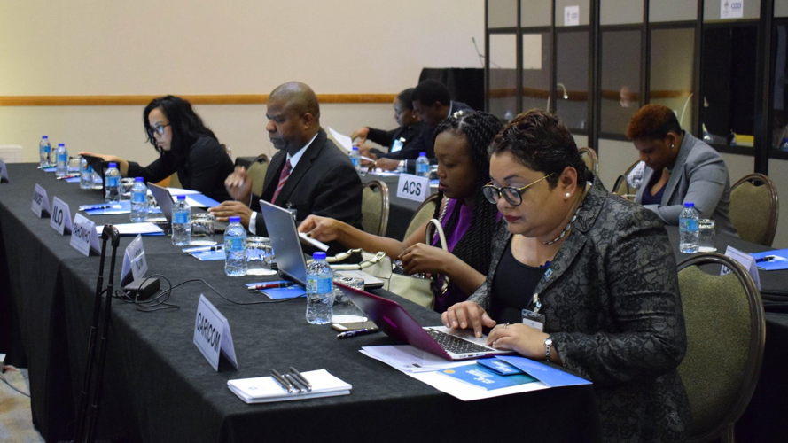 Participants at UN-ECLAC Meeting