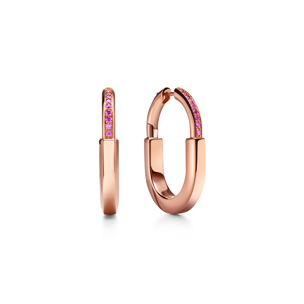 Tiffany&Co - ROSÉ Edition medium earrings in 18k rose