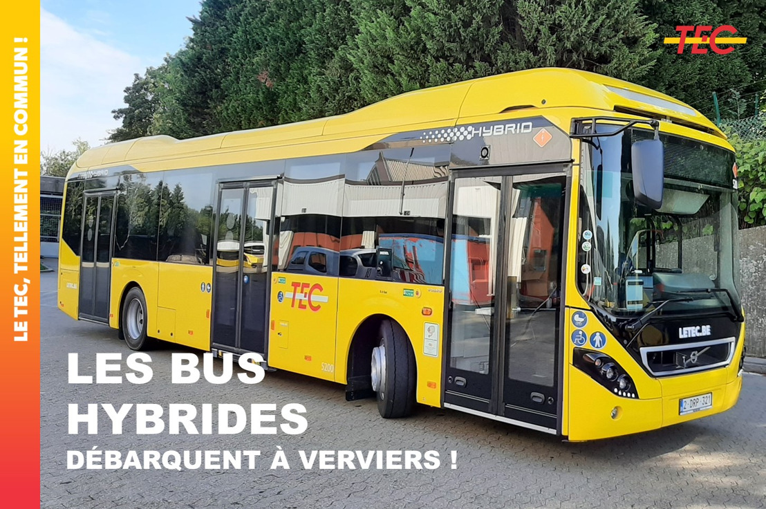 Les bus hybrides débarquent à Verviers ! 