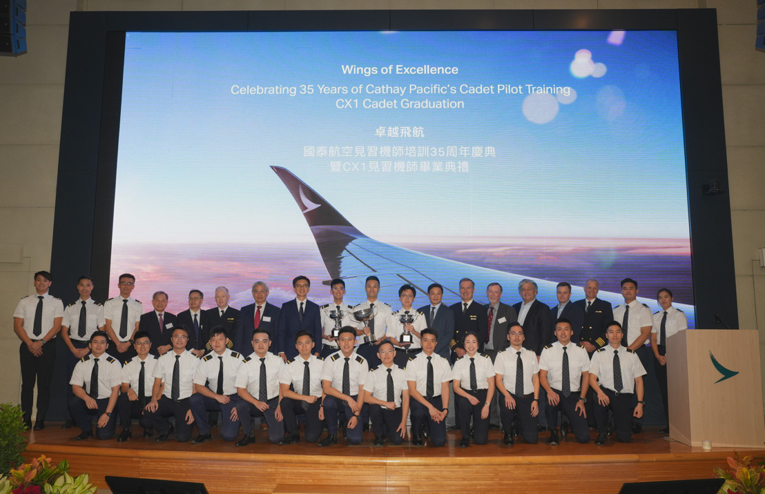 Cathay Pacific celebrates 35 years of its Cadet Pilot Training Program