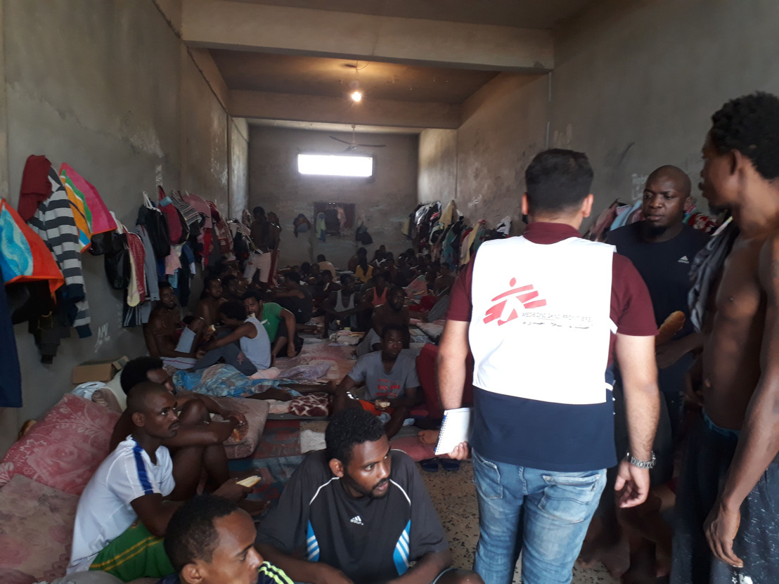 MSF: Stop arbitrary detention of refugees and migrants disembarked in Libya