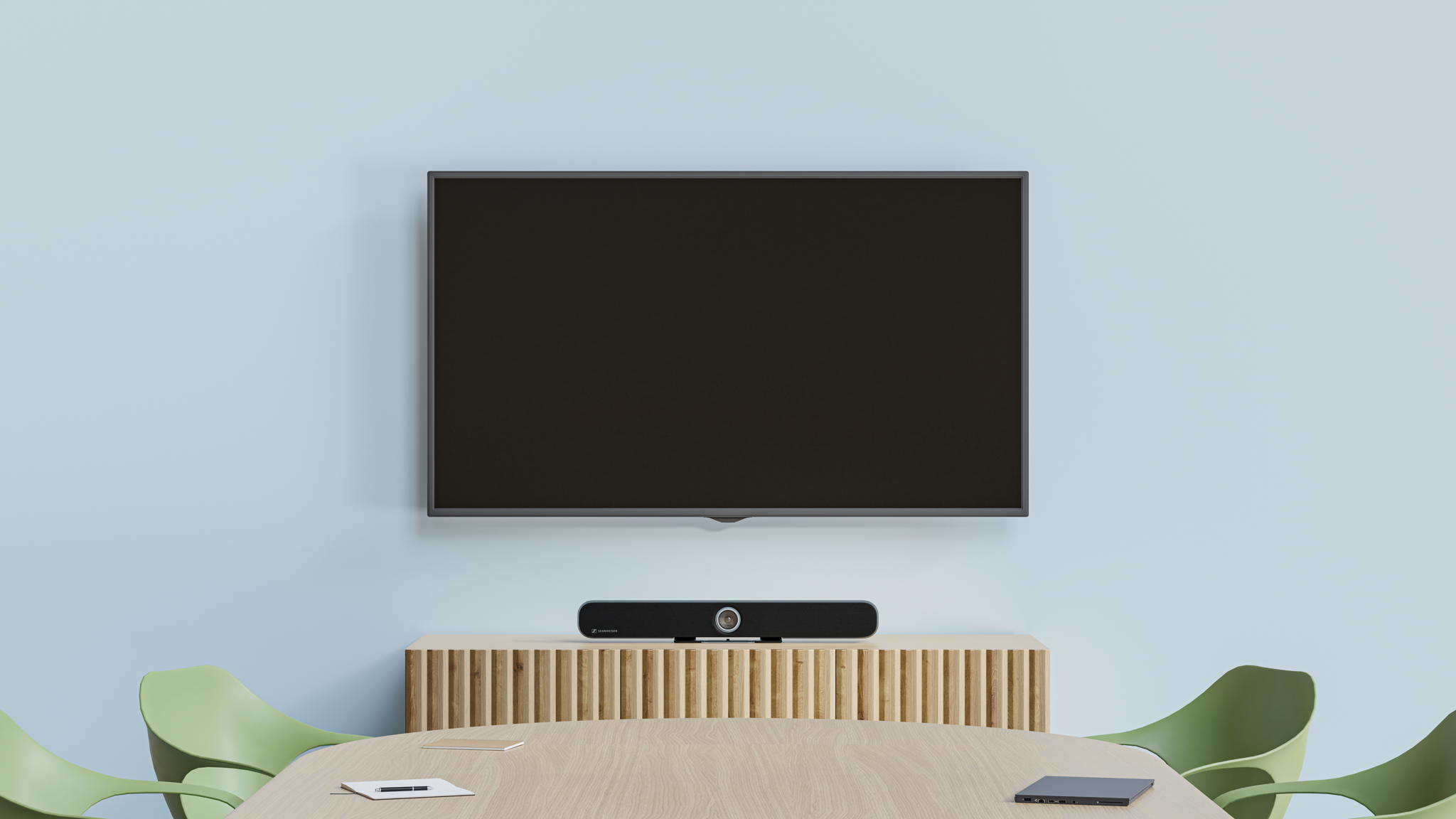 The TeamConnect Bar Solutions feature some of the latest advances in meeting technology to further enhance modern hybrid meetings and lectures – taking video to the next level