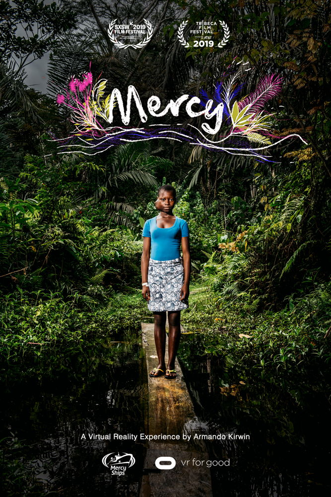 “Mercy” film poster The virtual reality film “Mercy” will make its world premiere March 11 at South by Southwest® (SXSW®) Conference & Festivals. 