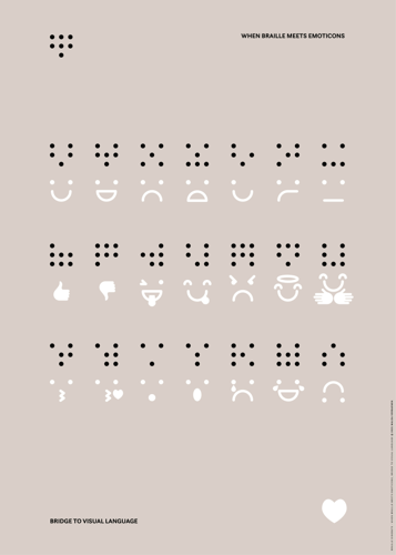 Braille meets emoticons - Walda Verbaenen