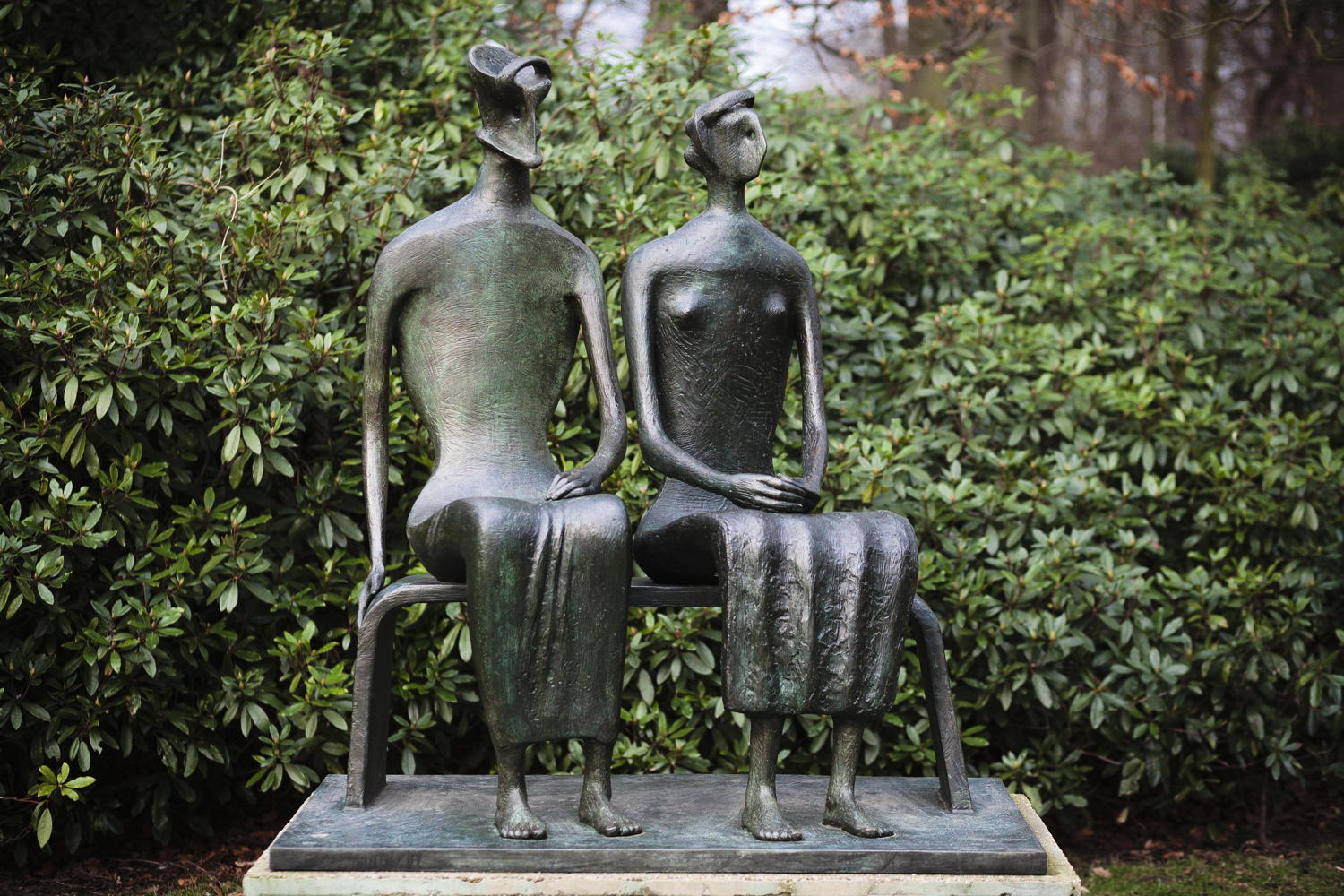 Henry Moore, King and Queen, 1952-53 © The Henry Moore Foundation and SABAM Belgium [2019]