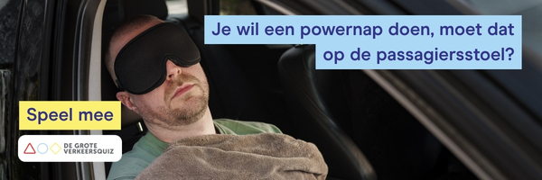 De Grote Verkeersquiz loopt van 14 september tot 14 oktober De Grote Verkeersquiz loopt van 14 september tot 14 oktober
