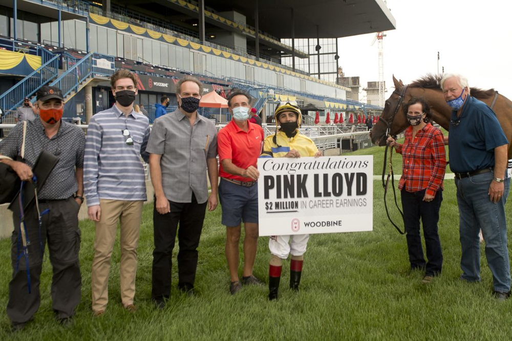 Pink Lloyd crossed the $2 million in career earnings plateau on September 5, 2020 at Woodbine.  (Michael Burns Photo)
