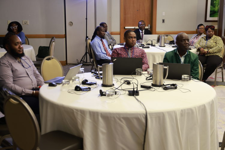 Participants pictured at the Re-Launch of the Enhanced Country Poverty Assessment Programme Opening Ceremony and Data Anonymisation Workshop
