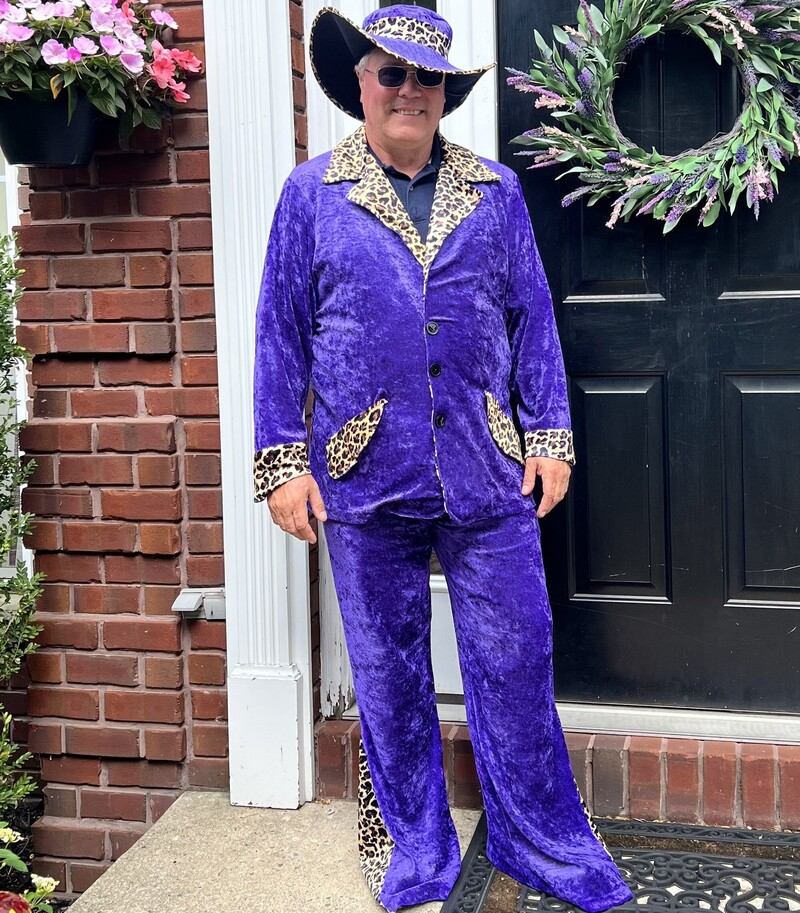 “I wasn’t sure what the reception was going to be with what I was wearing, but as soon as I walked through the gates, a lot of people smiled…” – Jim Mahoney (Photo supplied)
