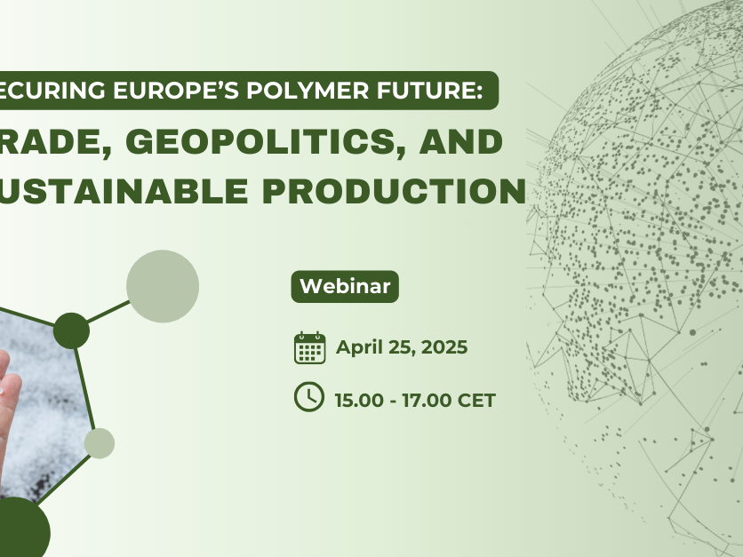 Polymers for Europe Alliance to Host Webinar on Global Trade, Geopolitics & Sustainable Polymer Production