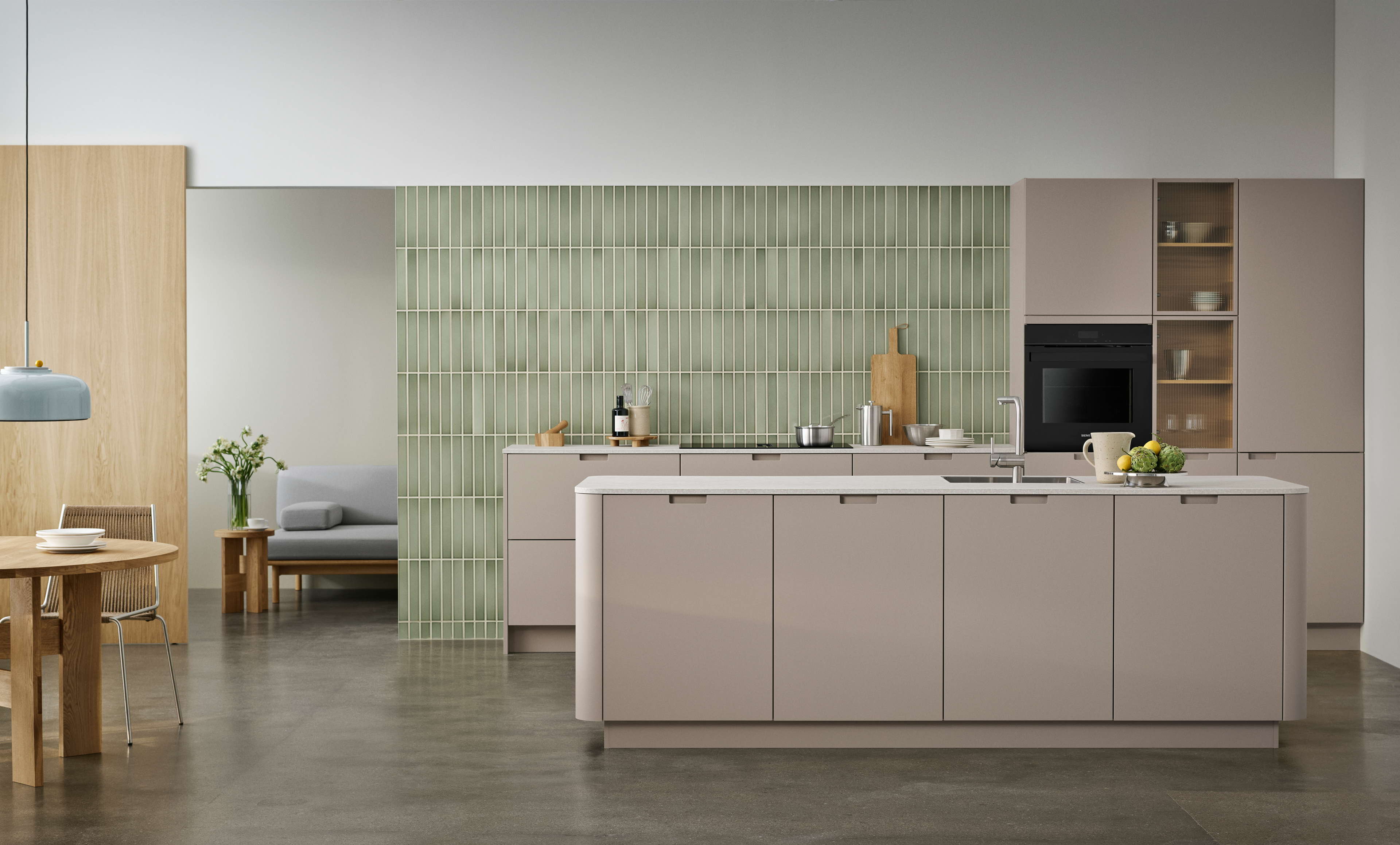 Kvik 'Evento' & 'Veda/Bordo' kitchen