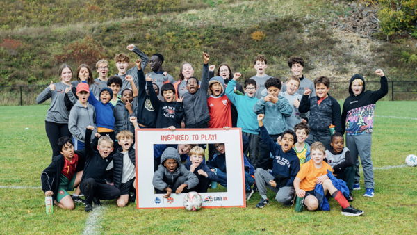 Game On scores in first season: more than 500 kids new to soccer take the field across Nova Scotia and Québec