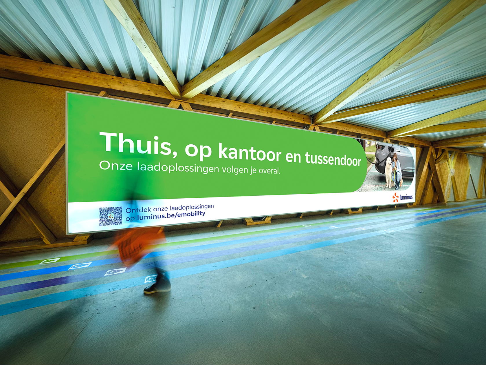 Thuis, op kantoor en tussendoor: Luminus en Boondoggle Havas volgen je overal.