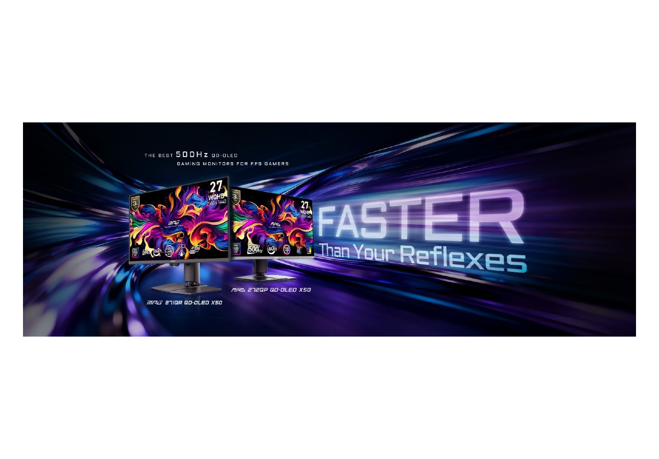 Faster Than Your Reflexes – Die Power der neuen MSI 500Hz QD-OLED Monitore