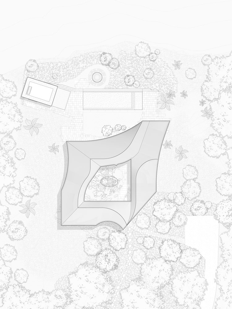 Retreat House Roof Plan