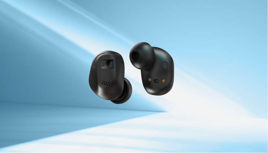 Foto: ACCENTUM True Wireless is verkrijgbaar in zwart (afgebeeld) en wit