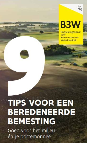 folder 9 tips voor een beredeneerde bemesting B3W