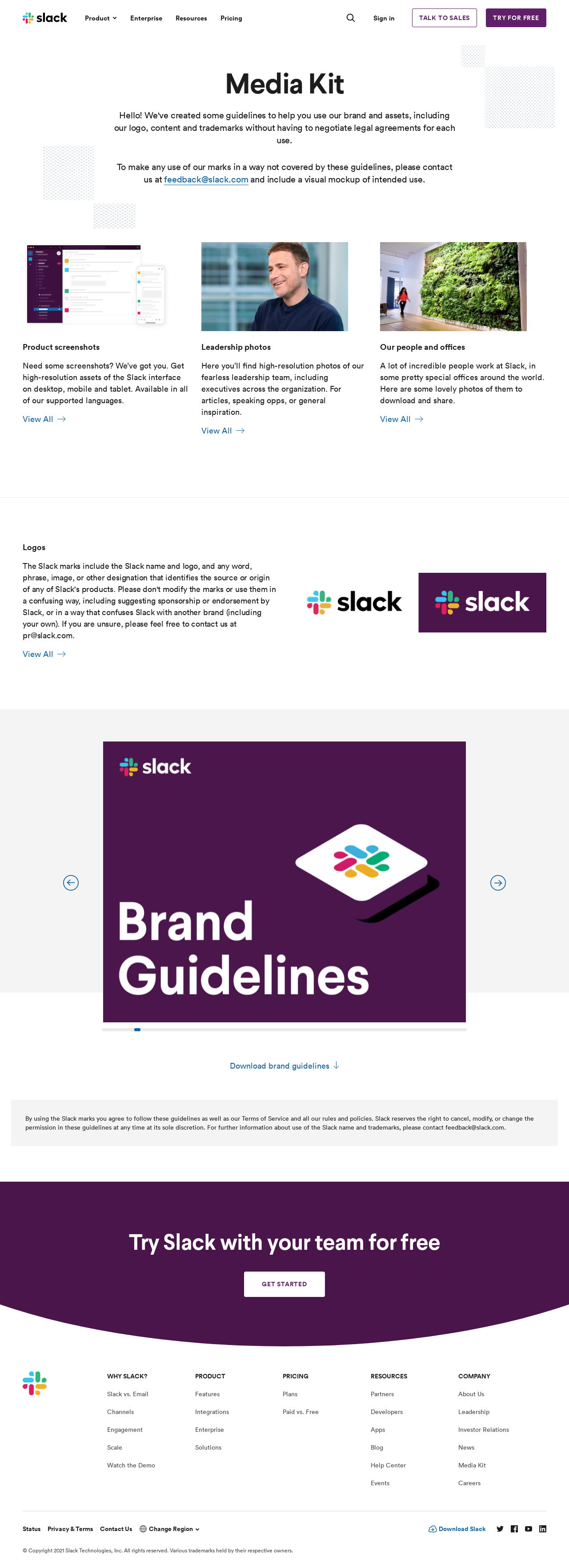 Include brand guidelines