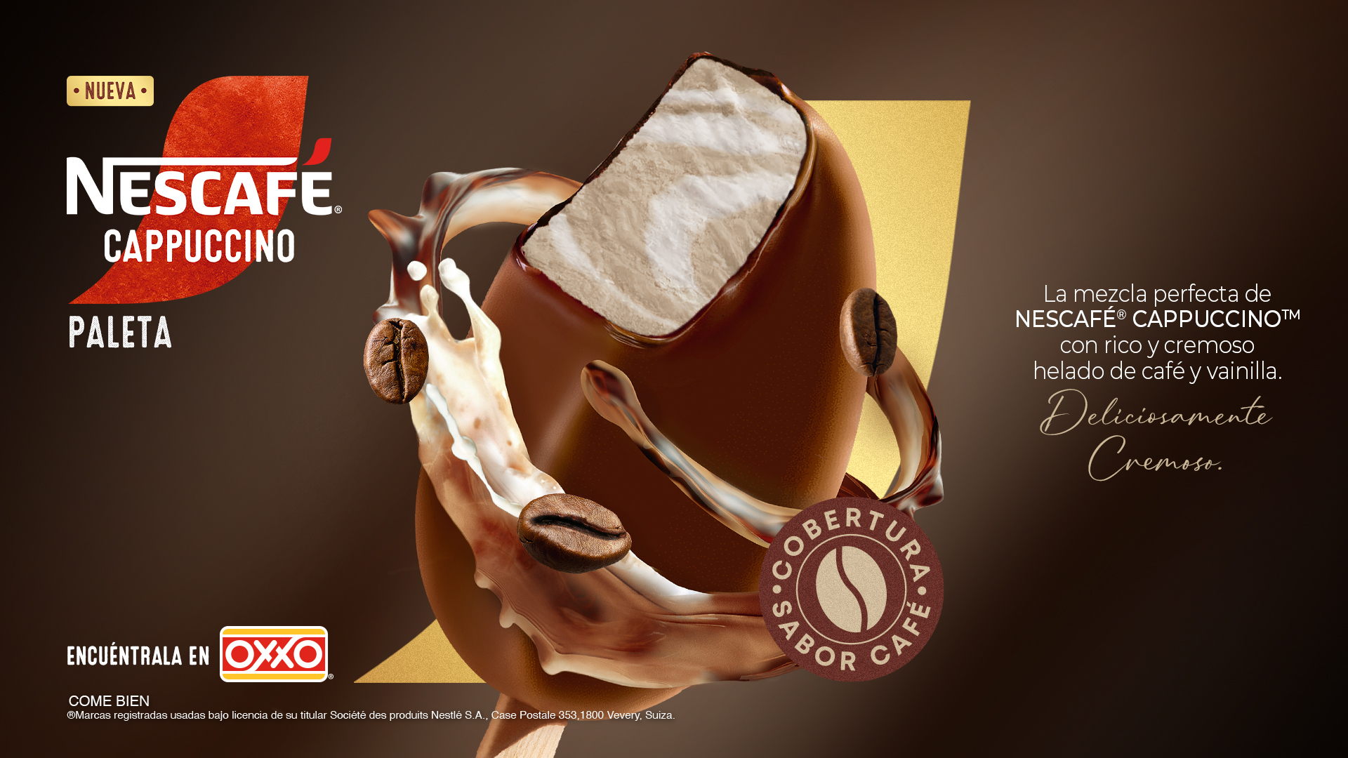 Helados Nestlé lanza la primera paleta helada de Cappuccino en alianza con Nescafé®  