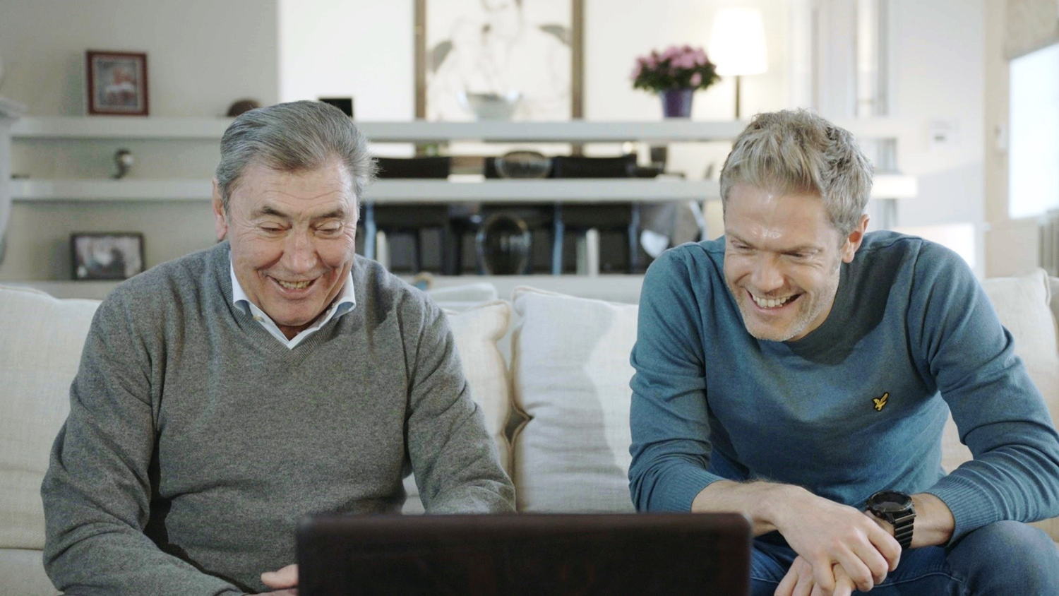 Baanwielrennen: Maarten en Eddy Merckx - (c) De Mensen