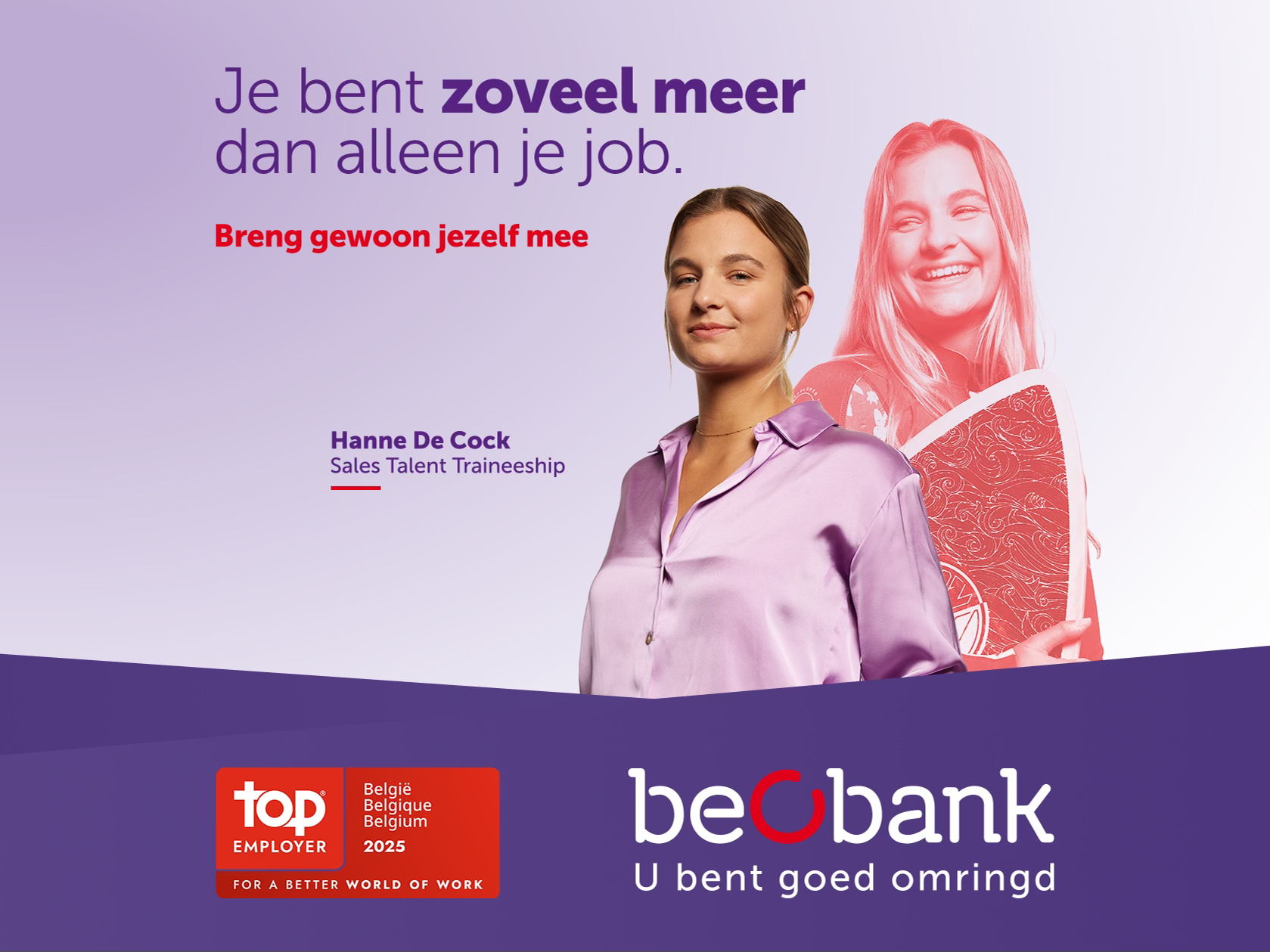 Just bring yourself - even on your CV, with Beobank and Boondoggle Havas