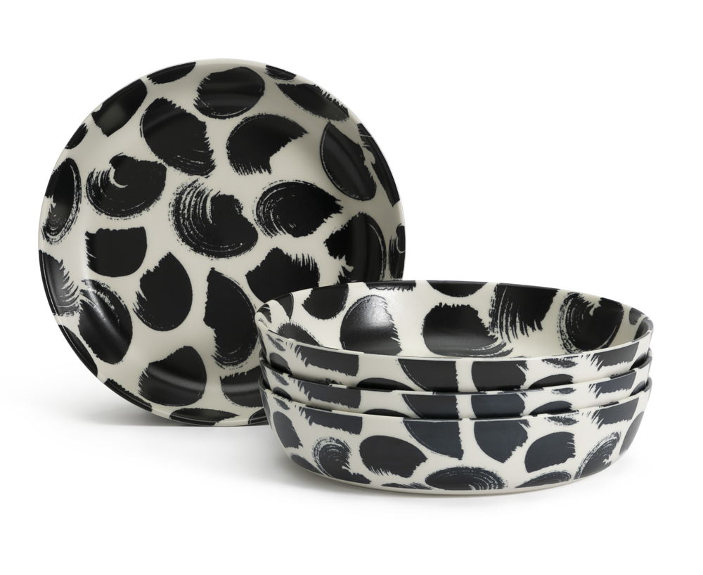 Habitat Global 4 Piece Stoneware Pasta Bowl, £16
