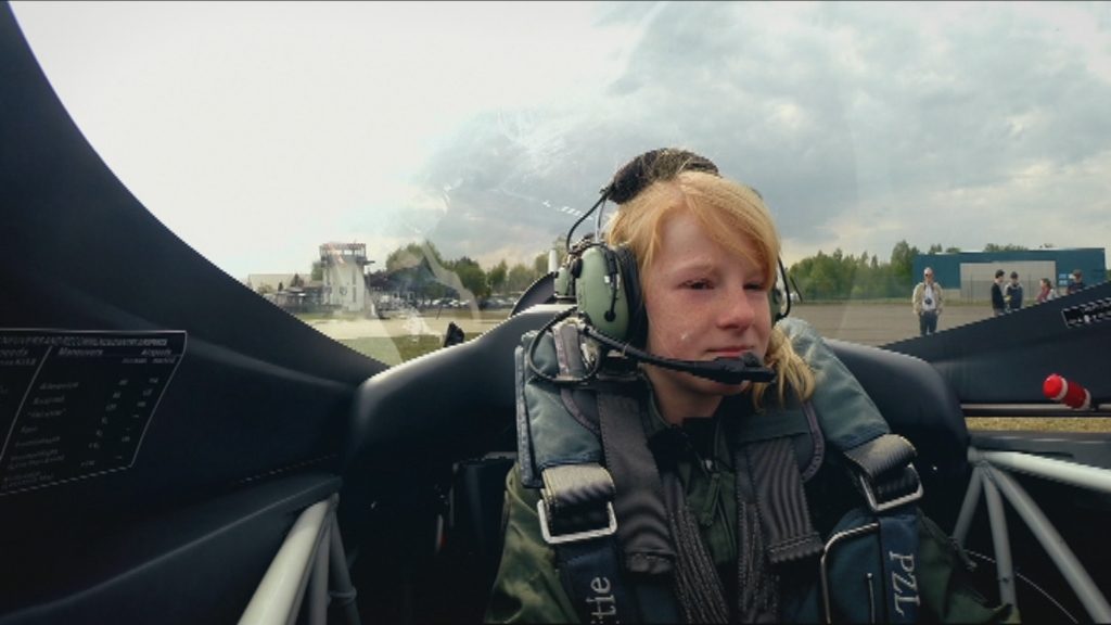 Hannah-Laure bereidt zich voor op looping - (c) VRT - deMENSEN