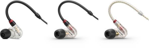 IE in-ear-serien (f.v.): ​
​
IE 40 PRO (lansert høsten 2018), IE 400 PRO og IE 500 PRO (kommer i mars 2019). ​
​