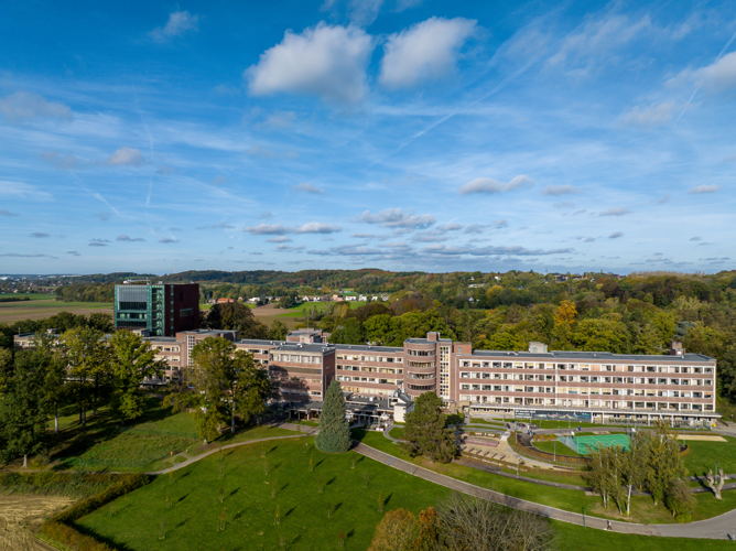 Luchtfoto campus Pellenberg