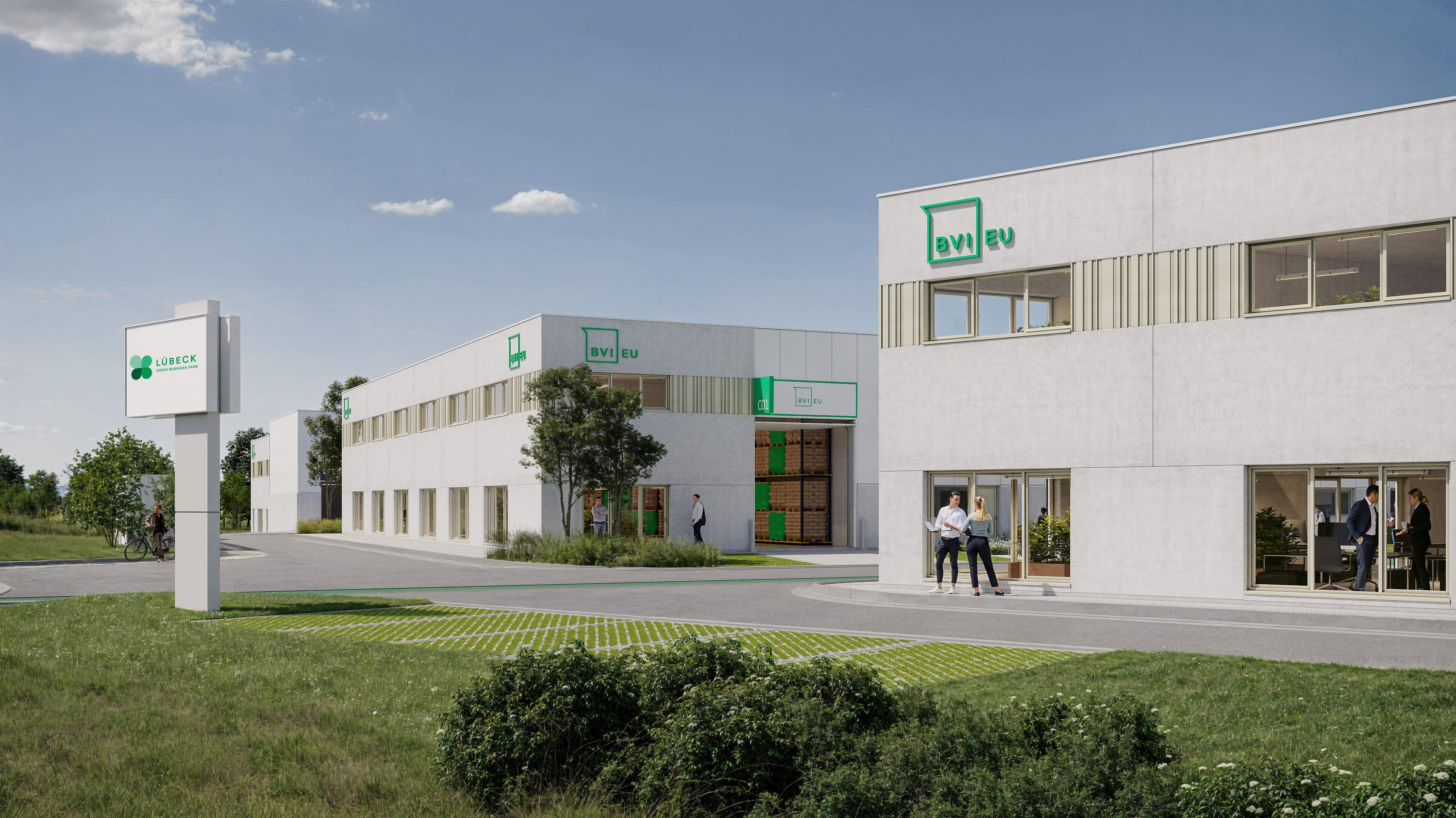 Neuer Meilenstein in Lübeck: Die Bauarbeiten für den BVI Green Business Park haben begonnen