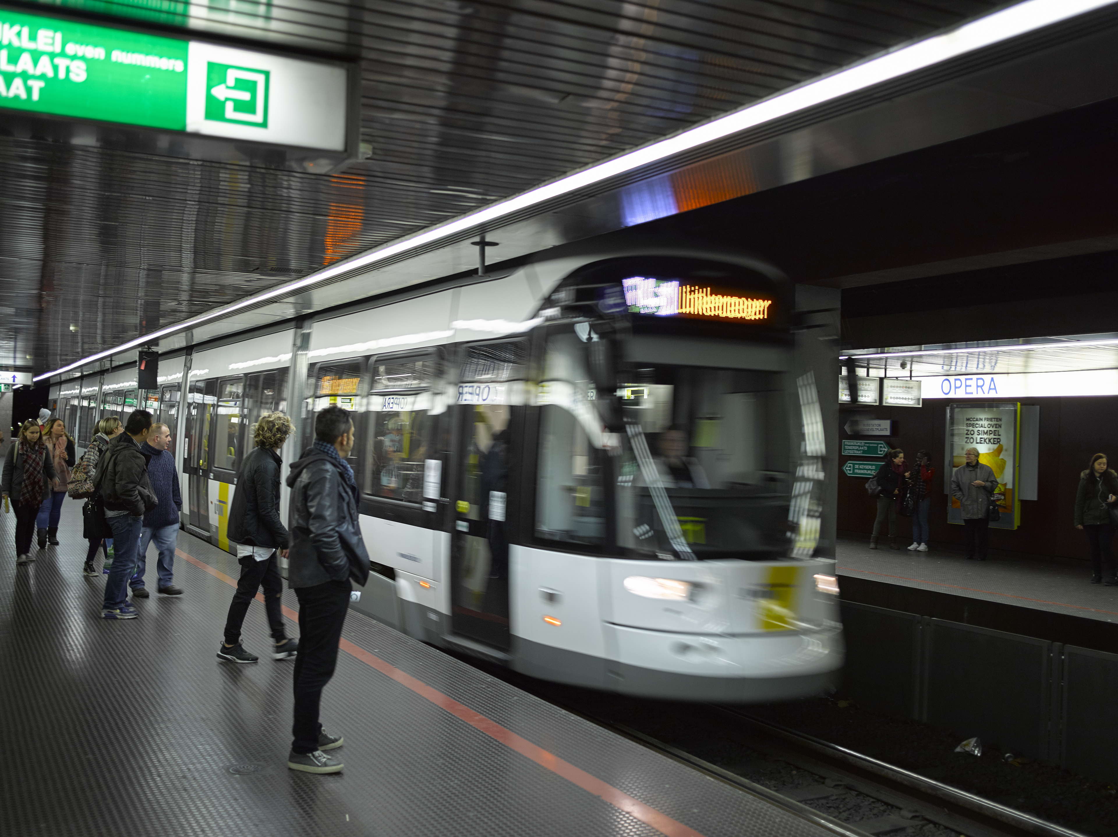 Onderhoudswerken aan de metrotunnel onder de Schelde