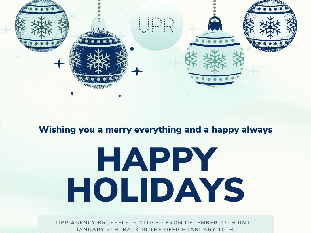 Happy holidays from UPR Brussels!