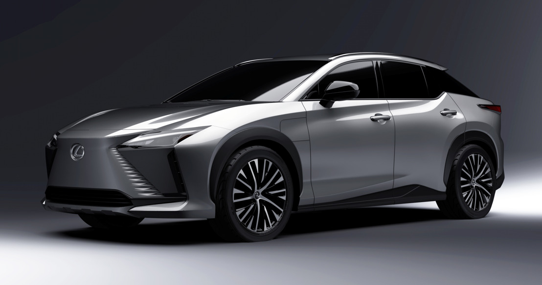 Lexus toont eerste beelden van de nieuwe, volledig elektrische Lexus RZ