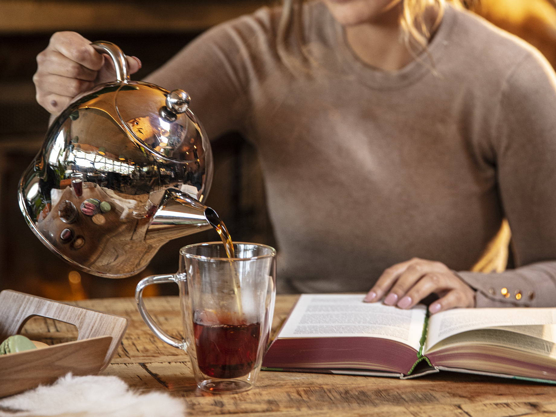 Weihnachtszauber im Teeglas 