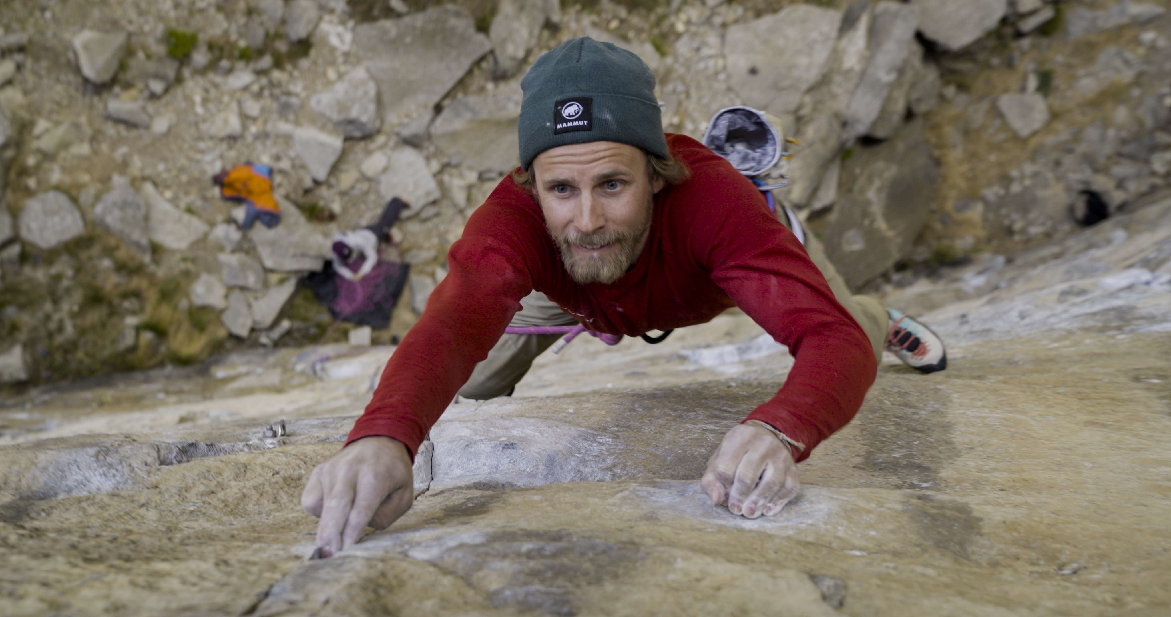 Jonas Schild at GondoCrack ©Daniel Bleuer