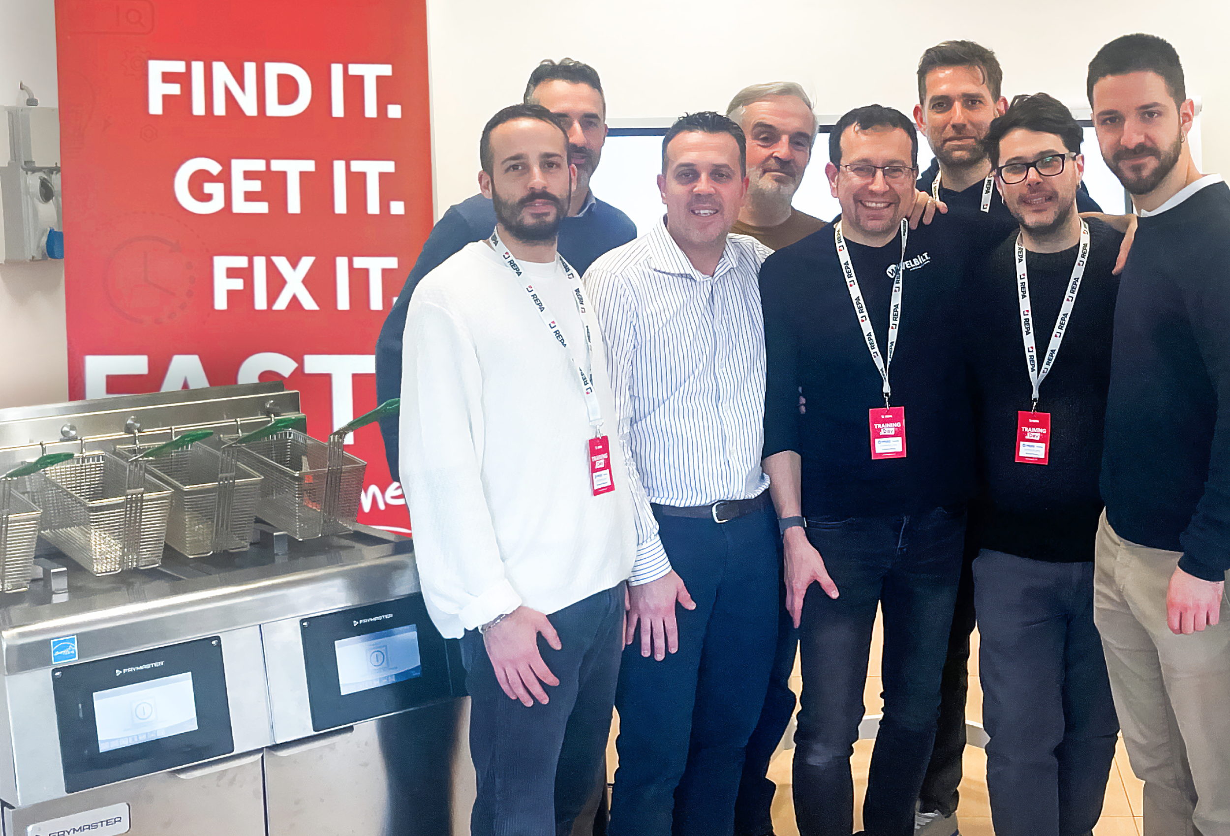 The first training OEM at REPA Headquarters in Italy