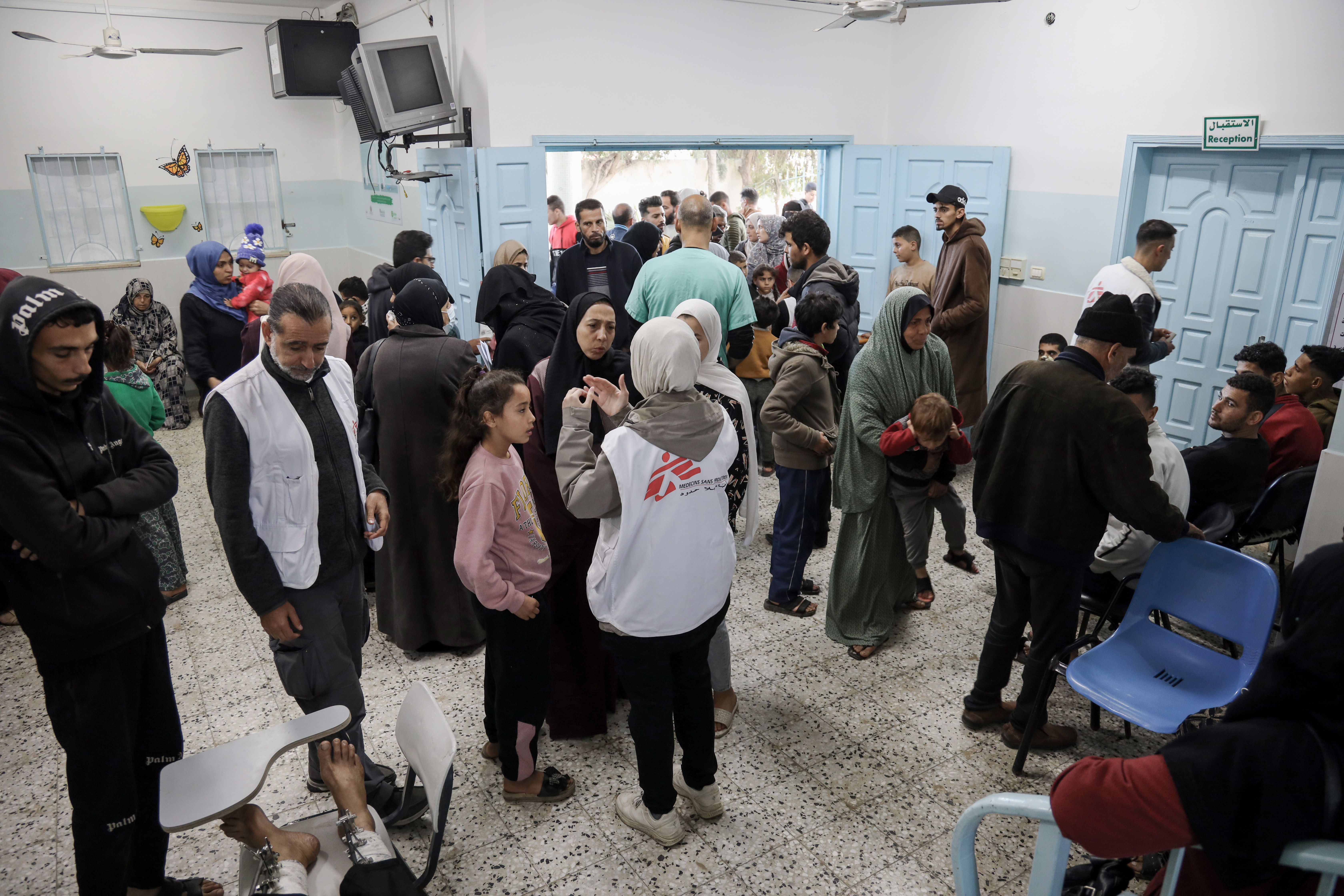 Centro médico en Al-Shaboura, Rafah. 16 de diciembre de 2023. © Mohammad Abed