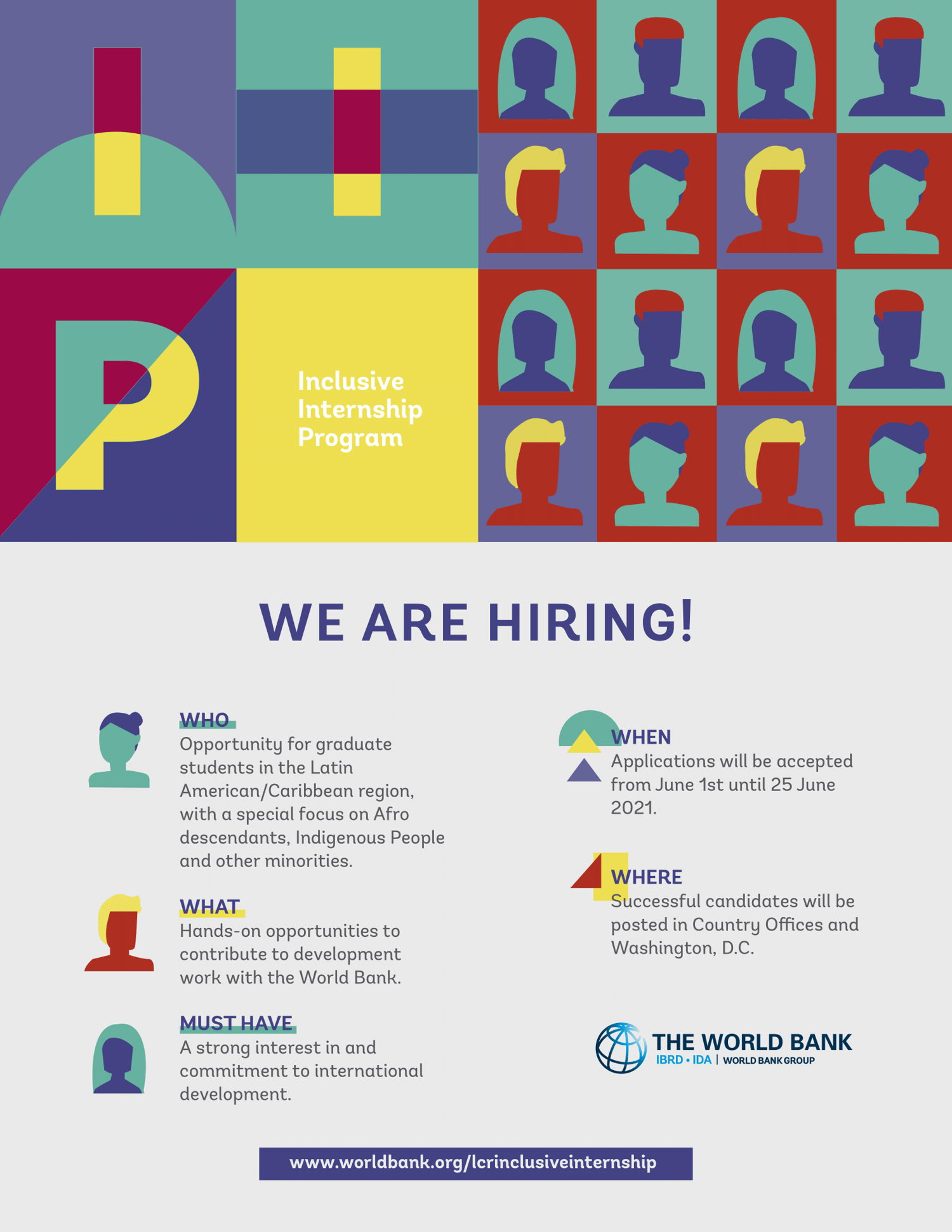 LCR Inclusive Internship Flyer - English