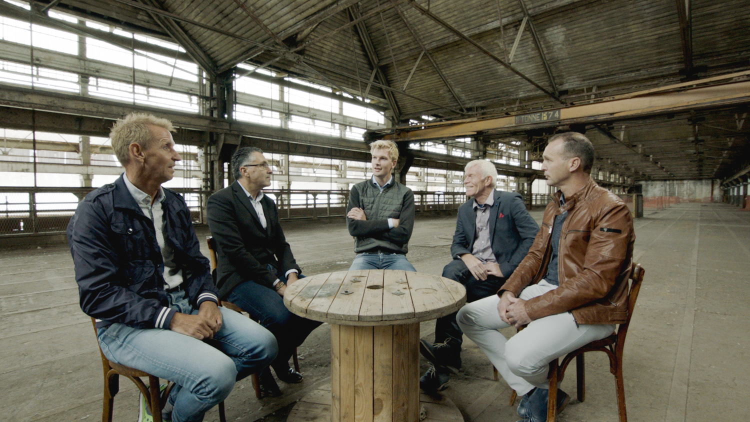 Aflevering 6: Steven Rooks, Eric Van Lancker, Ruben Van Gucht, Peter Winnen, Luc Roosen - (c) Deklat Binnen