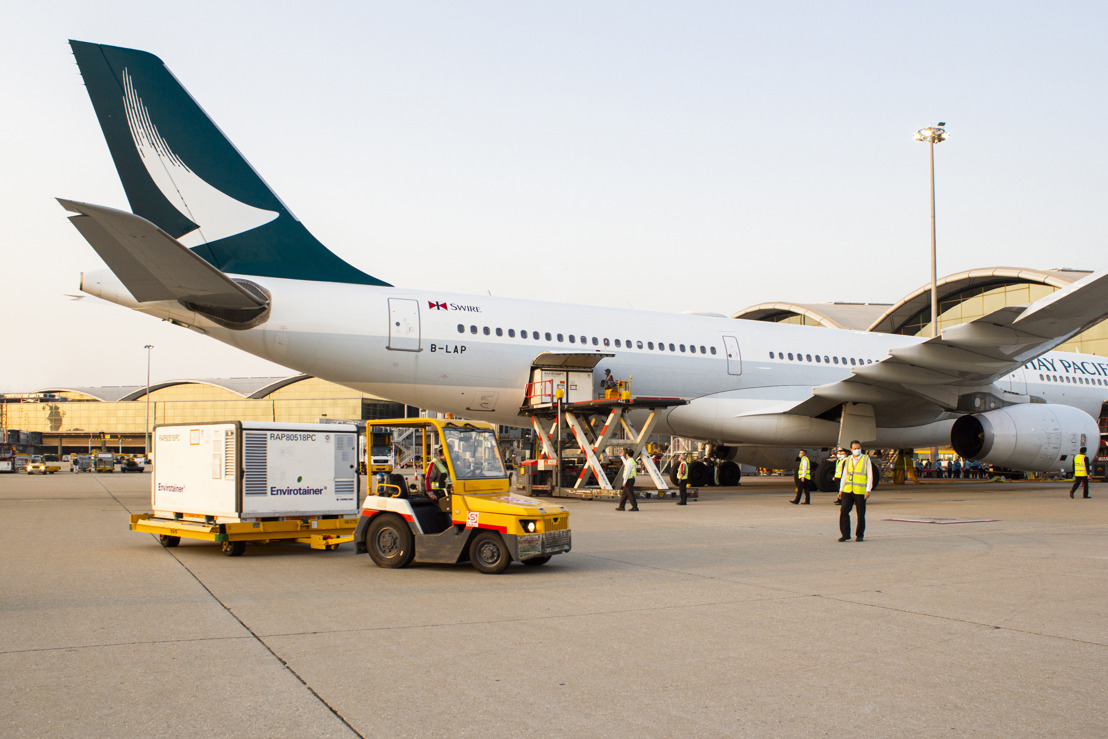 Cathay Pacific Cargo liefert weltweit 15 Millionen Impfstoffdosen aus