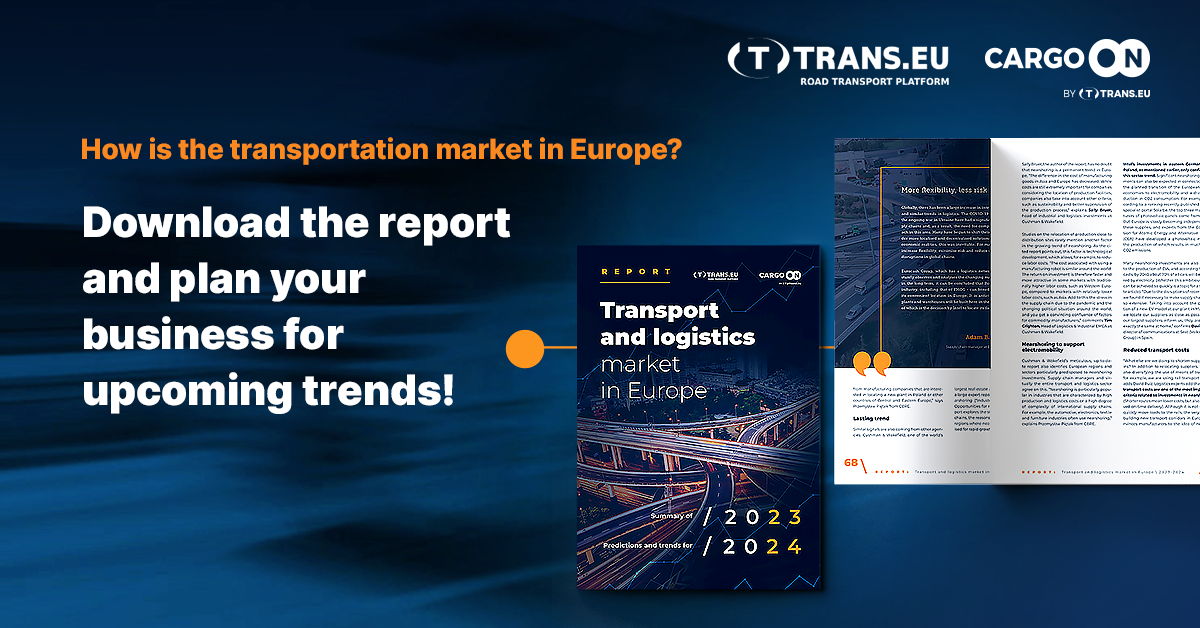 Transport and logistics market in Europe. Forecast and trends for 2024
