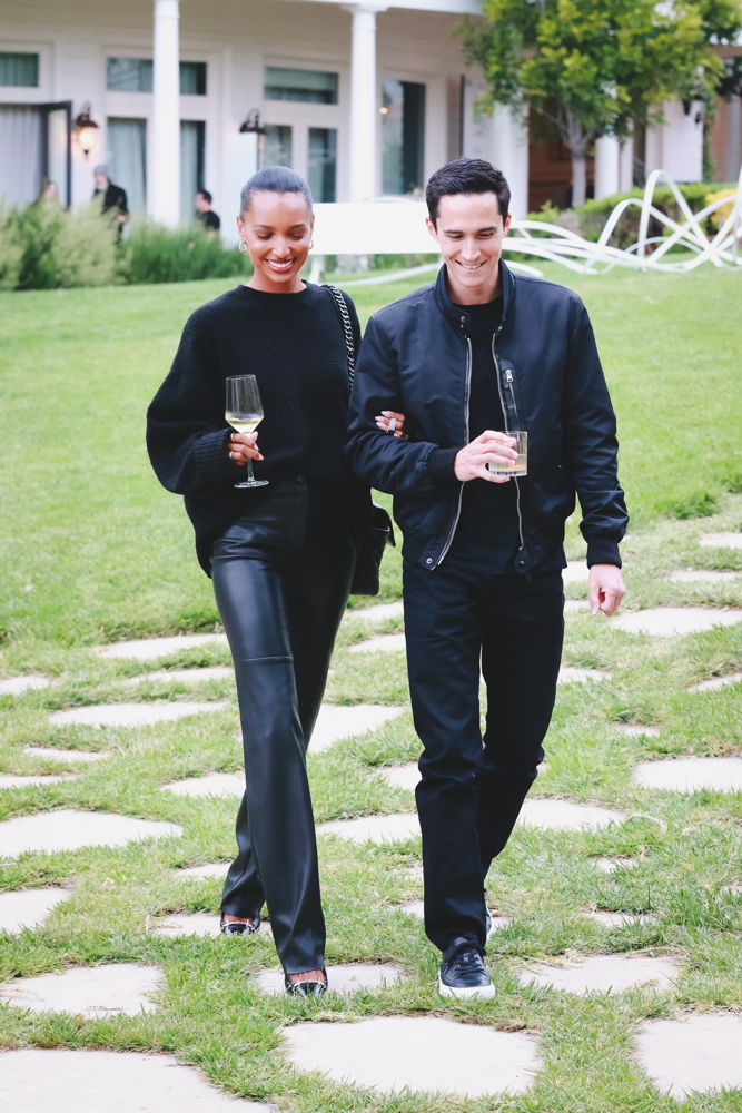 Jasmine Tookes (model) and Juan David Borrero (Snapchat executive) at DESIGN MIAMI.LA 2024 © BFA for Design Miami
