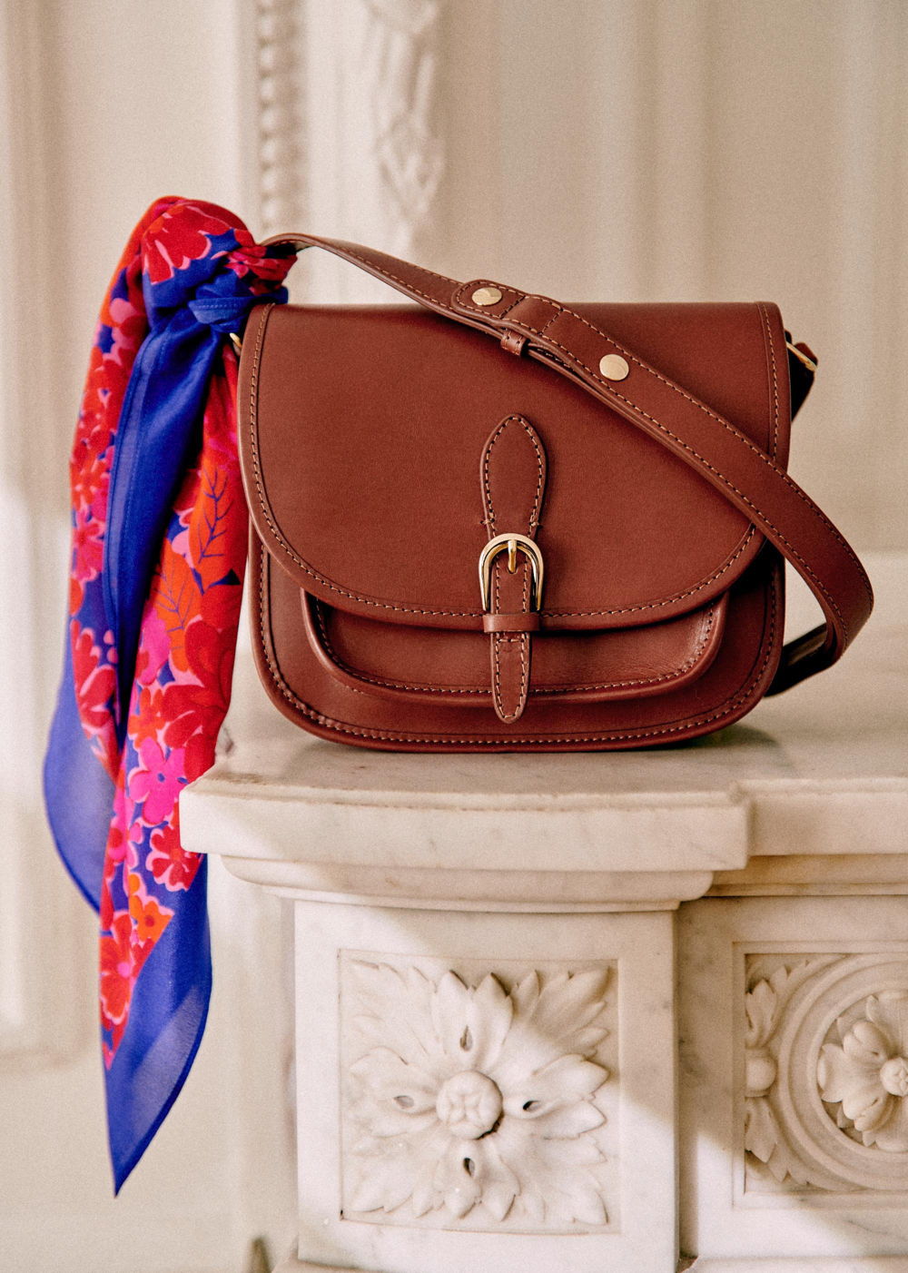 Sézane - Mini Romeo - Chocolat lisse heritage - 230€