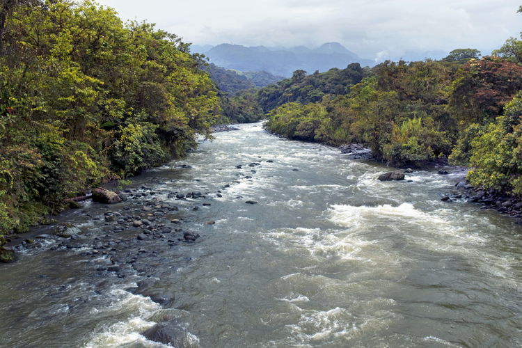  Río de montaña ecuatoriano