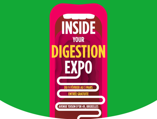 Une nouvelle exposition dédié à la santé intestinale arrive à Bruxelles : “Inside Your Digestion”