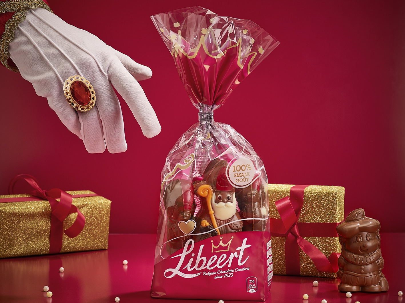 Media alert: Libeert brengt Sinterklaas-magie tot leven met meer dan 4,5 miljoen chocoladefiguren