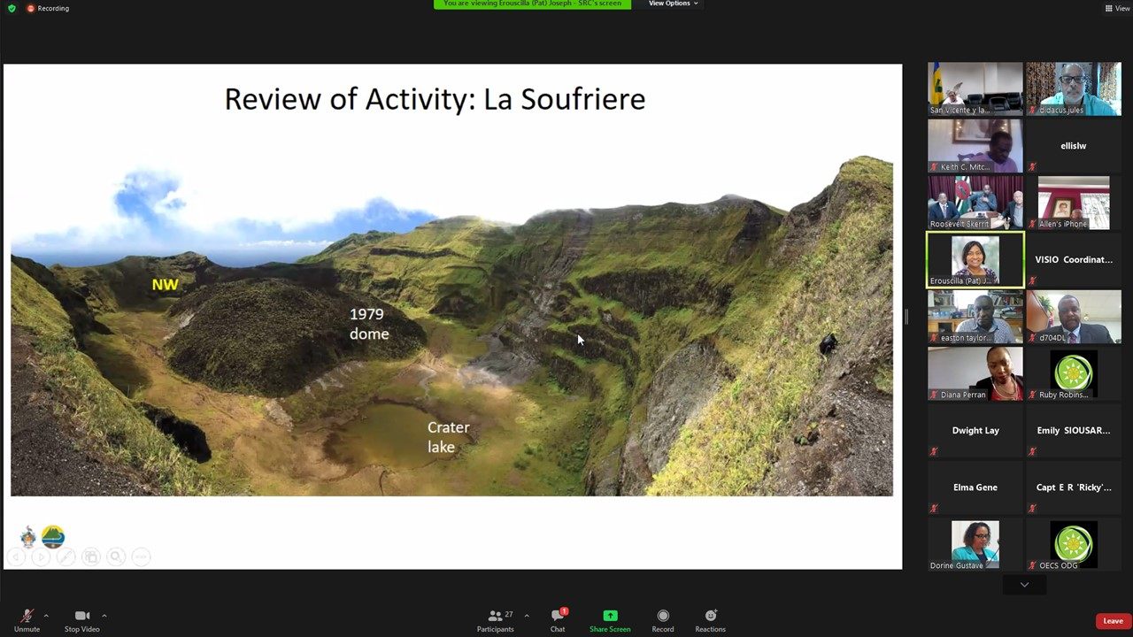 Review of volcanic activity in Saint Vincent and the Grenadines
