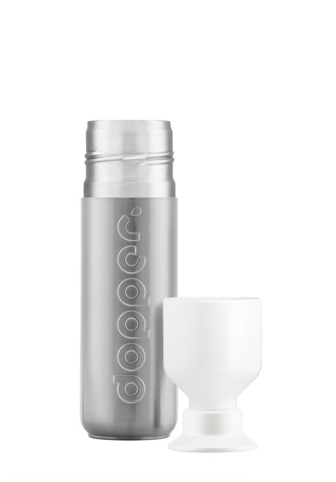 7214_Dopper_Insulated_Silver_350ml_Bottle+Cup_488x700